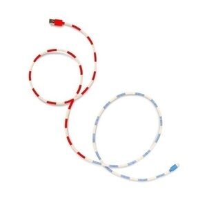 🔌 ban.do | Back Me Up! Charging Cord - Swim Club Stripe 🧡💙